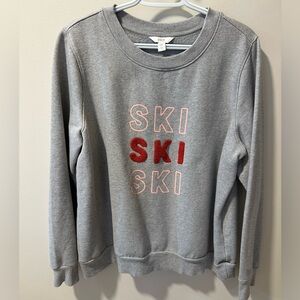 Ski sweatshirt